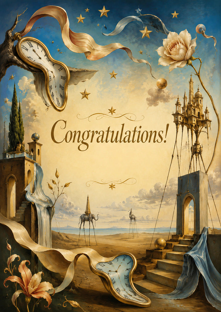 Congratulations Personalised Card