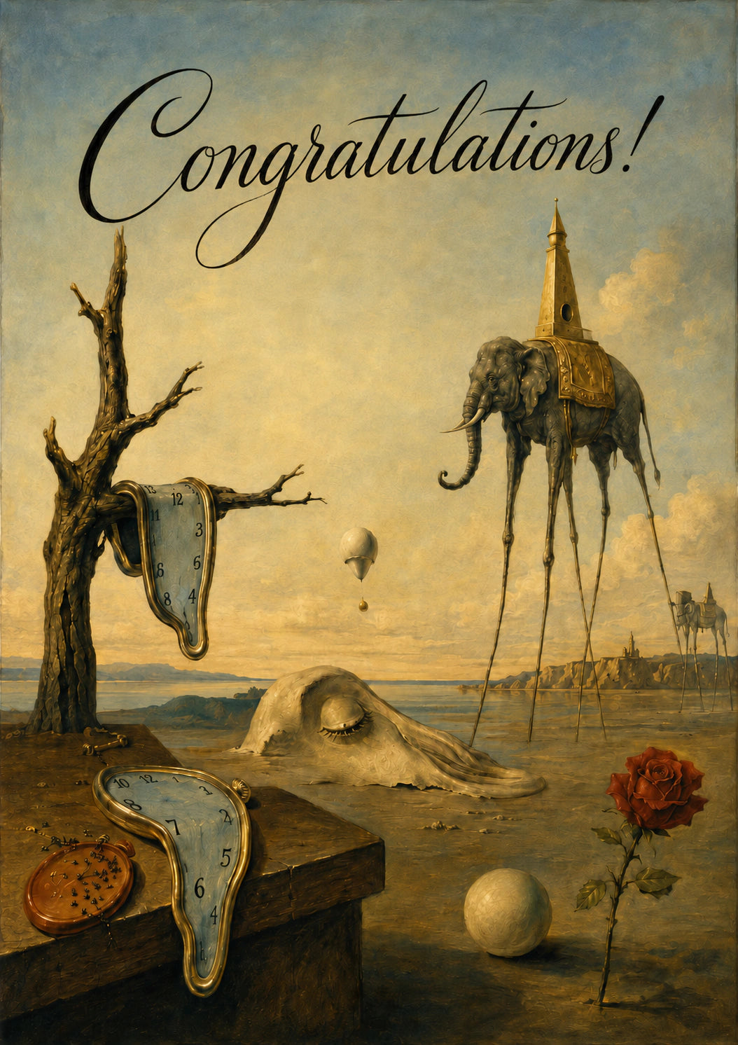 Congratulations Personalised Card