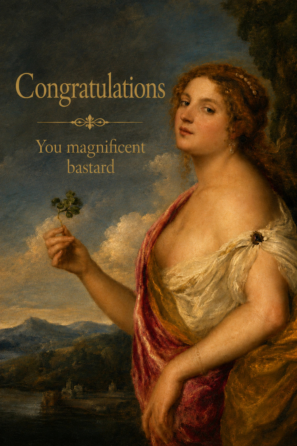 Congratulations Personalised Card