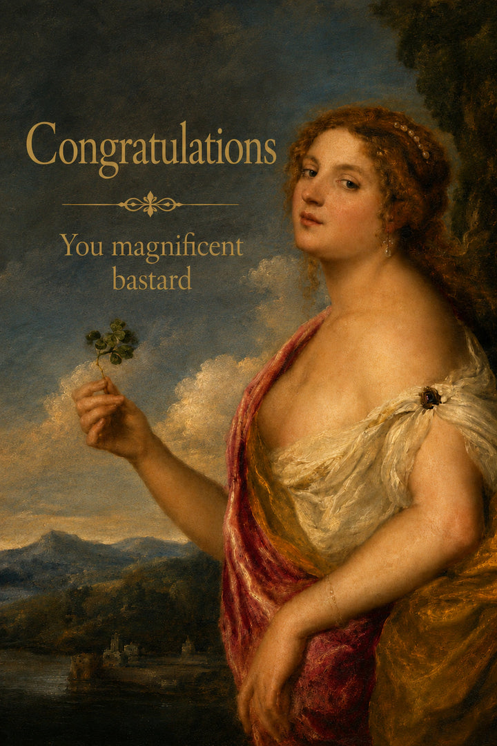 Congratulations Personalised Card