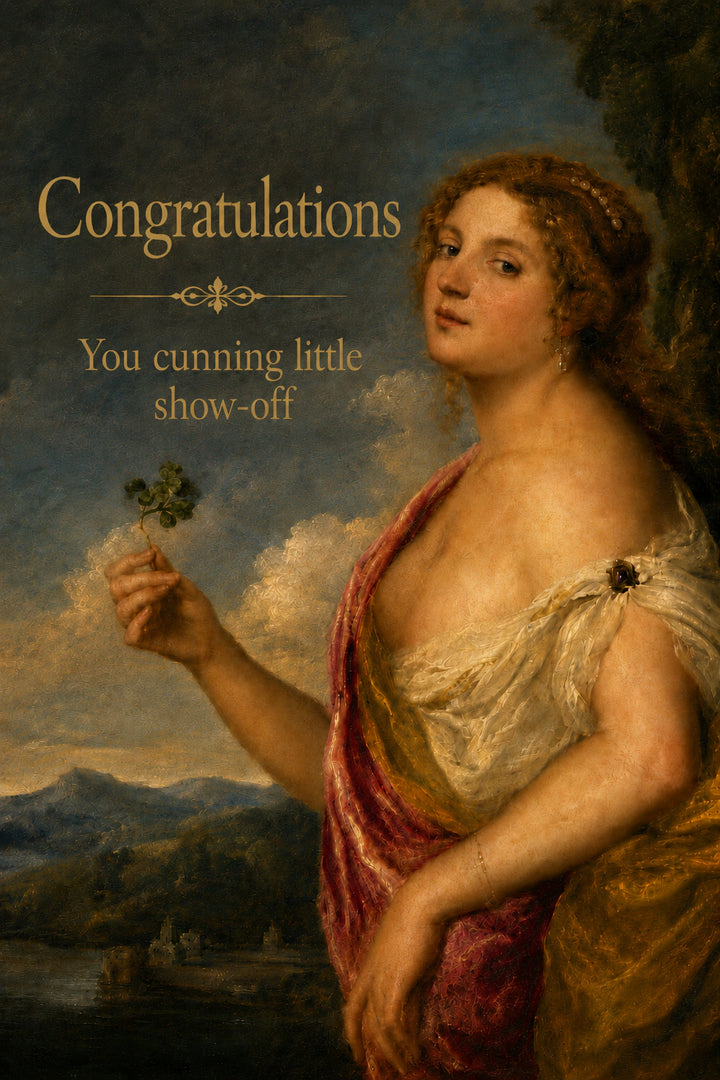 Congratulations Personalised Card