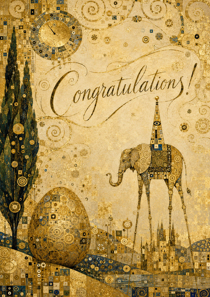 Congratulations Personalised Card