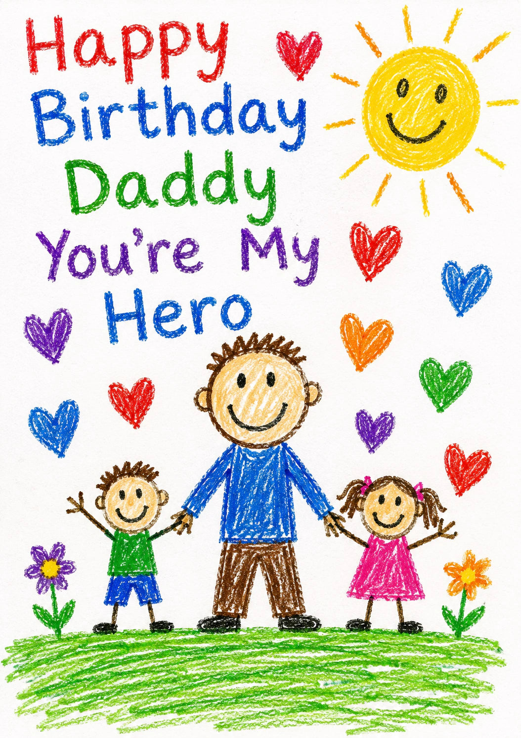 Birthdays - Personalised Card