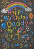 Load image into Gallery viewer, Birthdays - Personalised Card — with punch holes
