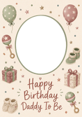 Load image into Gallery viewer, Birthdays - Personalised Card — with punch holes

