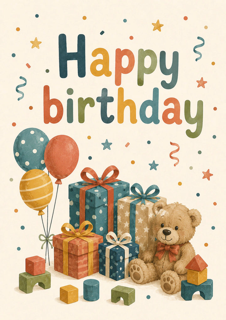 Birthdays - Personalised Card