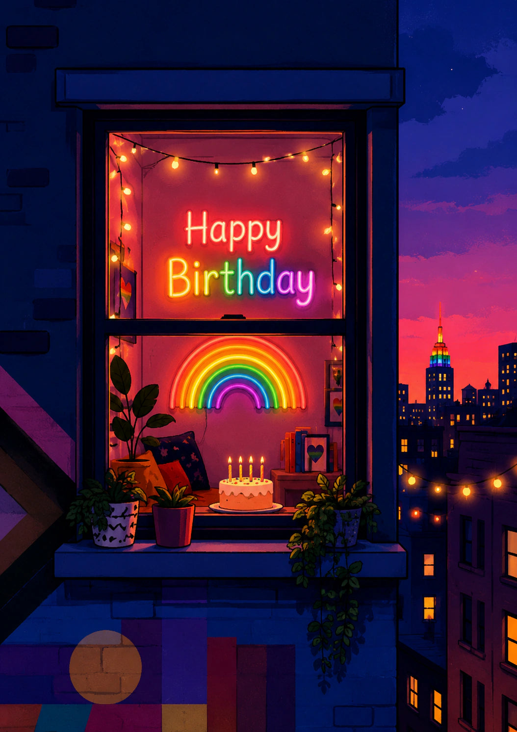 Birthdays - Personalised Card