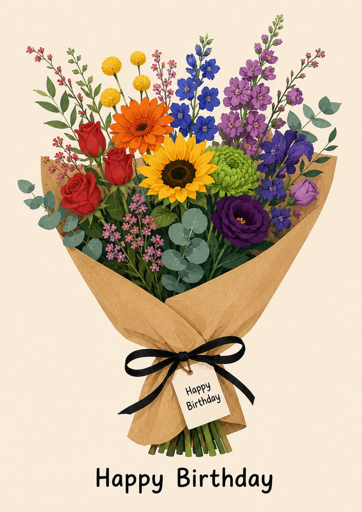 Birthdays - Personalised Card