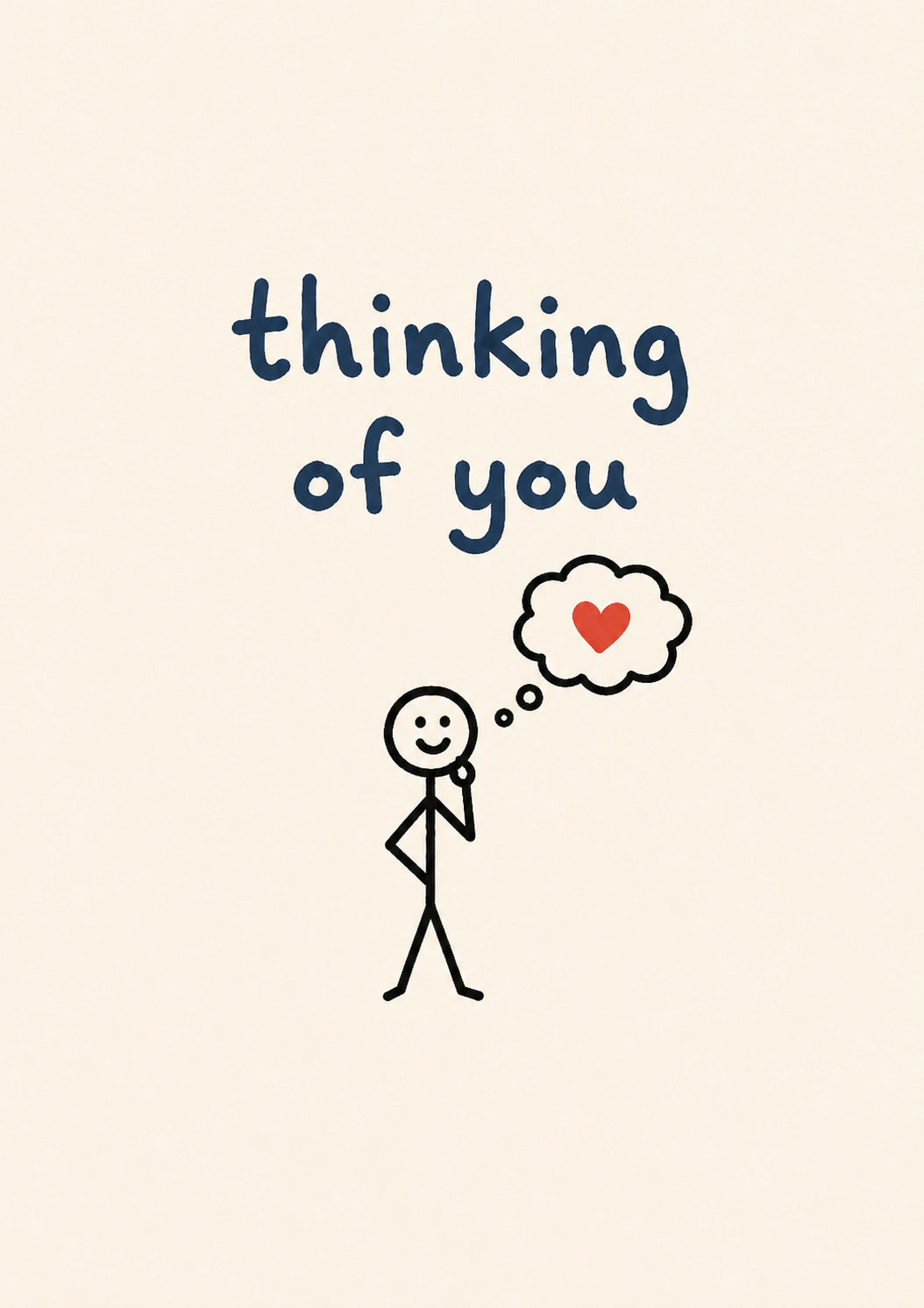 Thinking of You Personalised Card