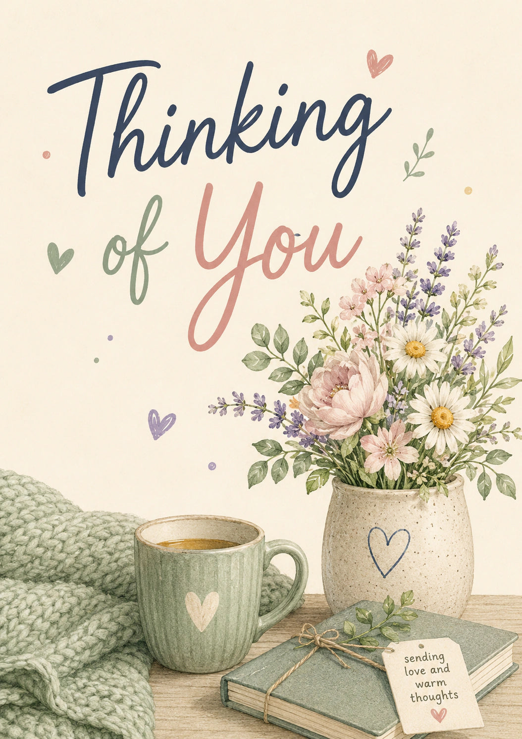 Thinking of You Personalised Card
