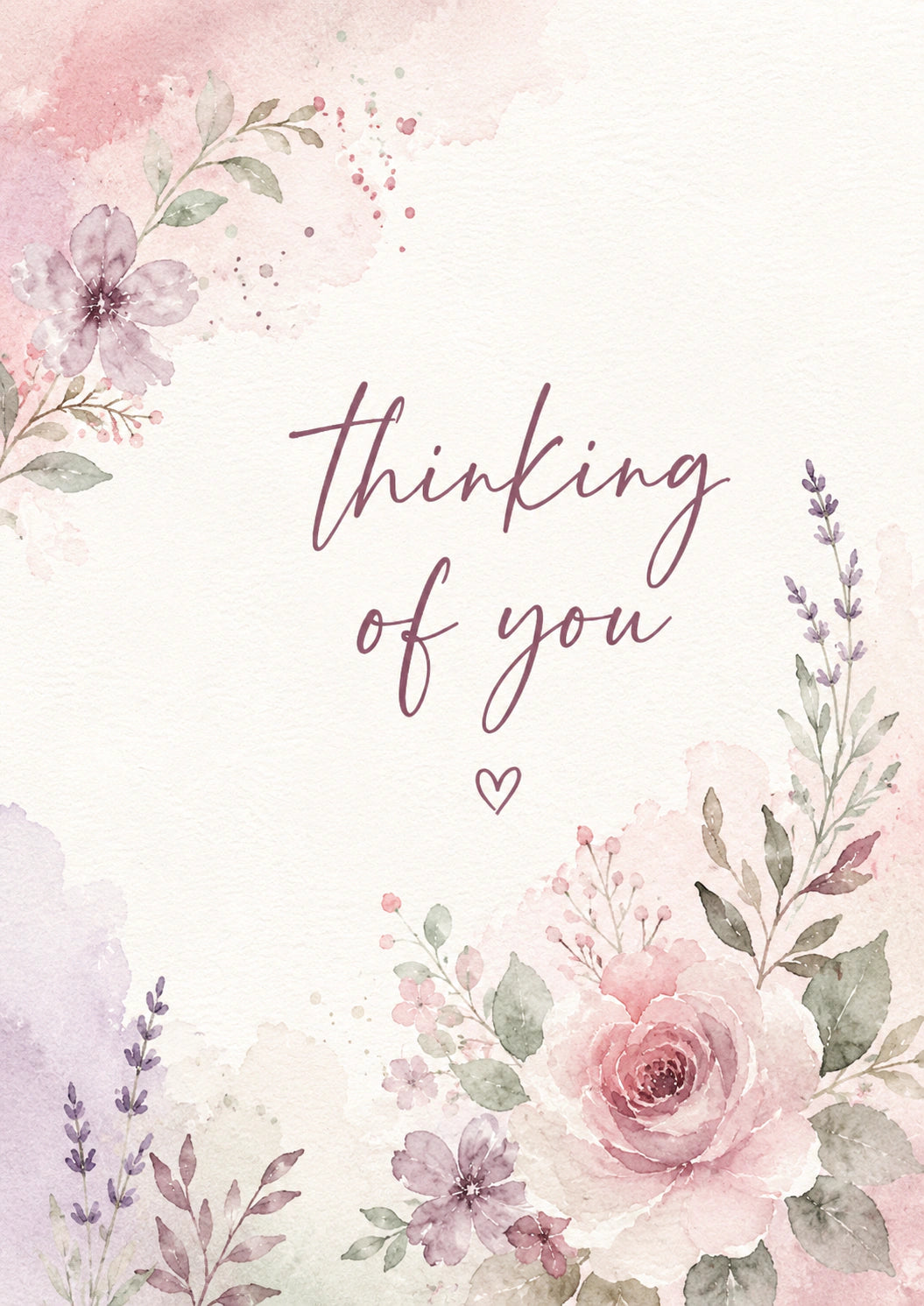Thinking of You Personalised Card