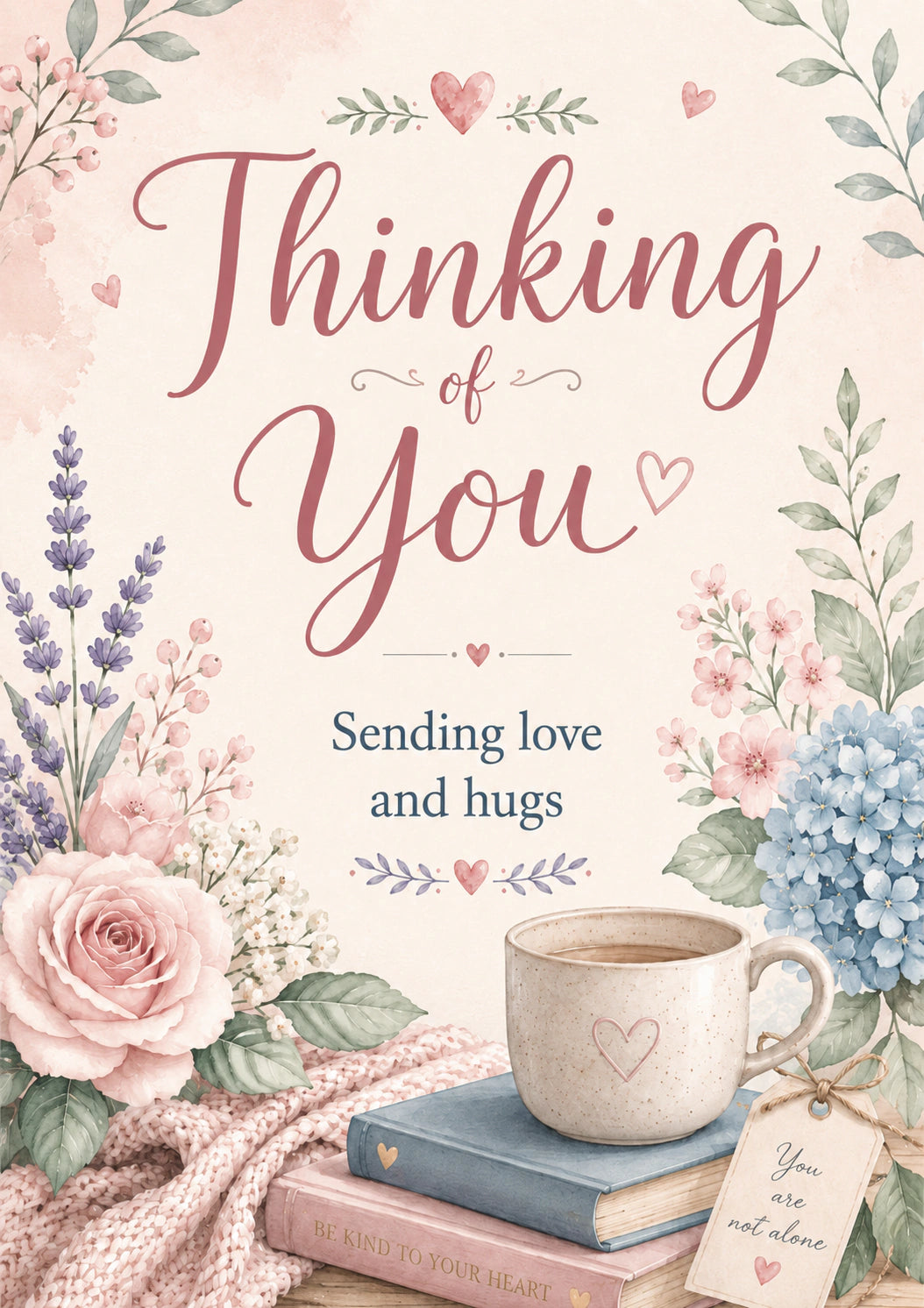 Thinking of You Personalised Card