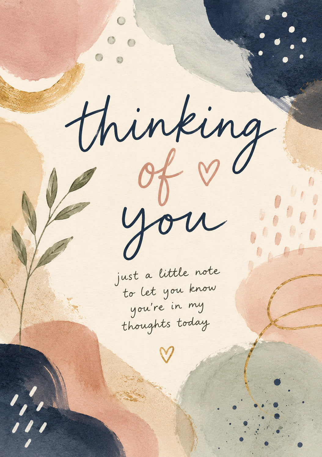 Thinking of You Personalised Card