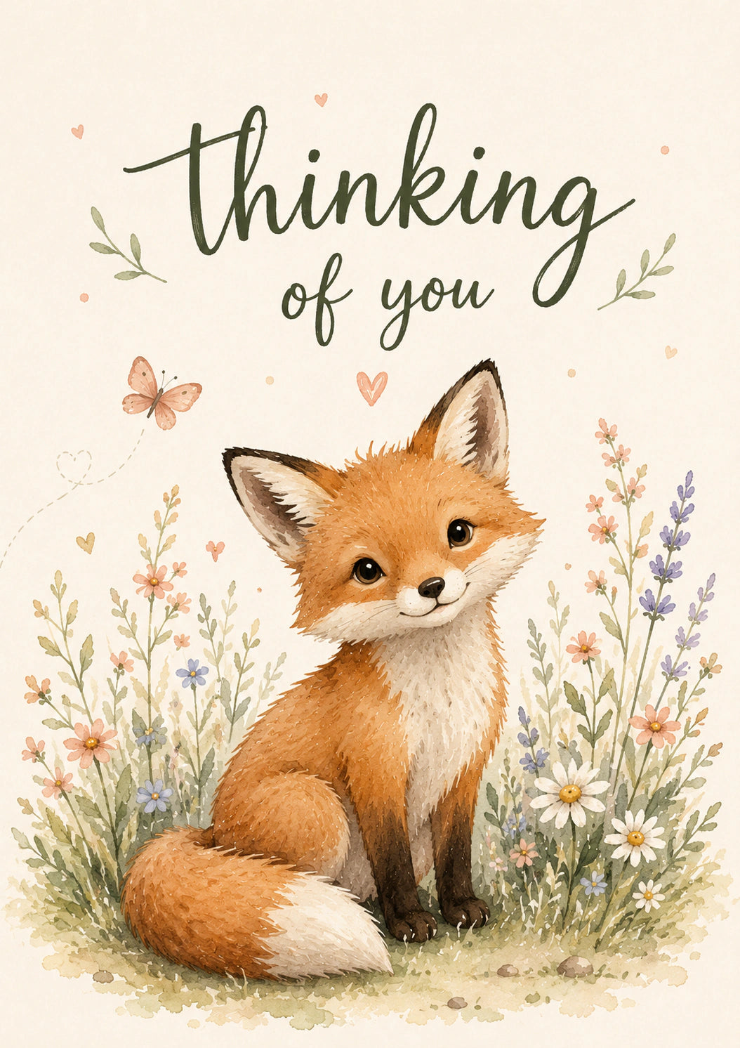 Thinking of You Personalised Card