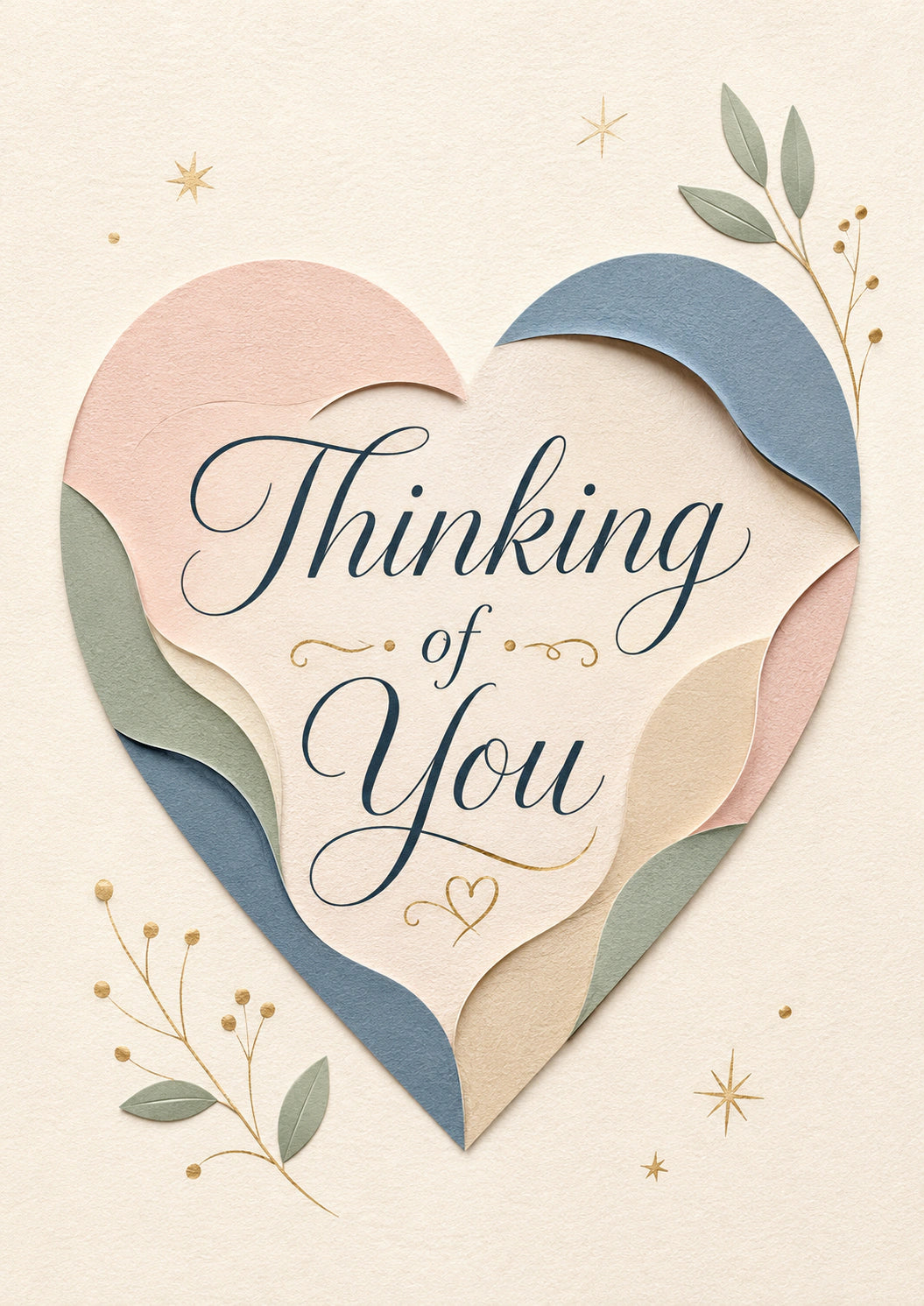 Thinking of You Personalised Card
