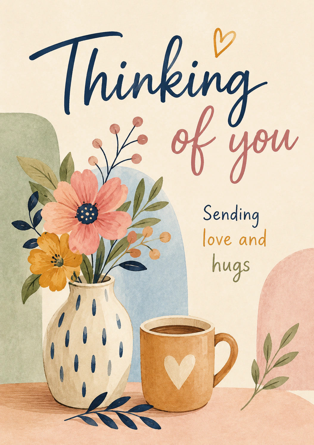 Thinking of You Personalised Card