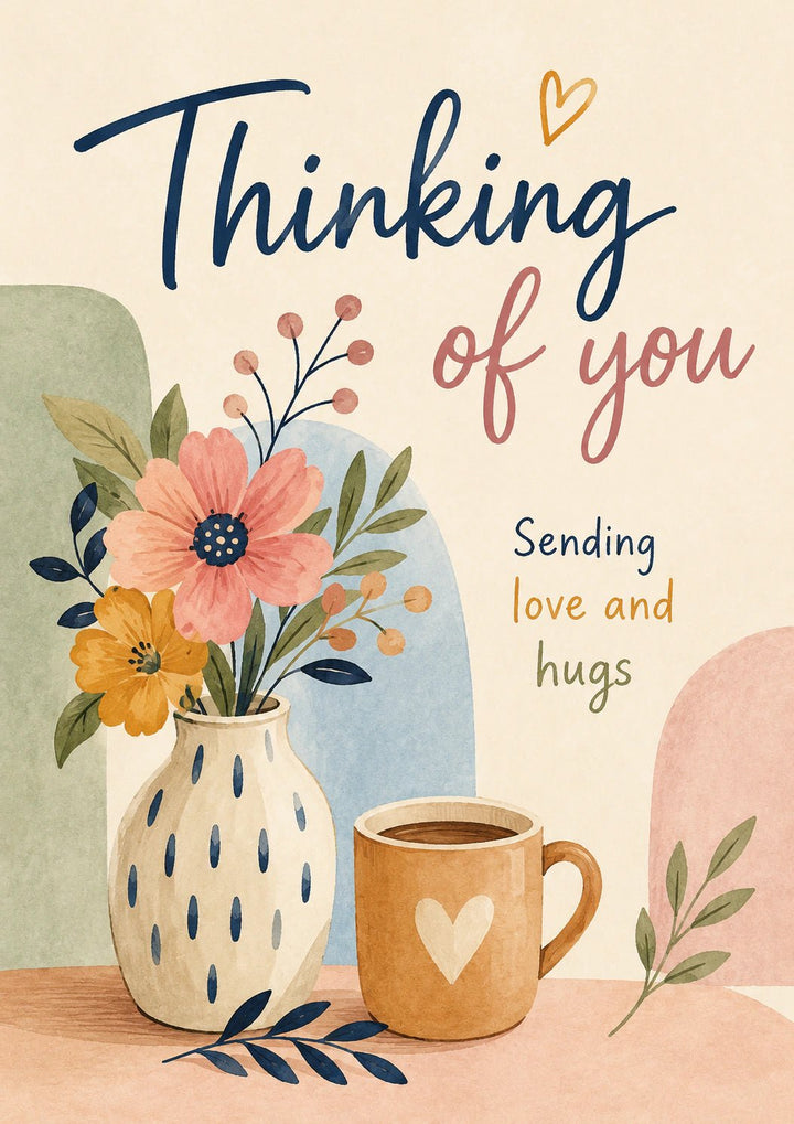 Thinking of You Personalised Card