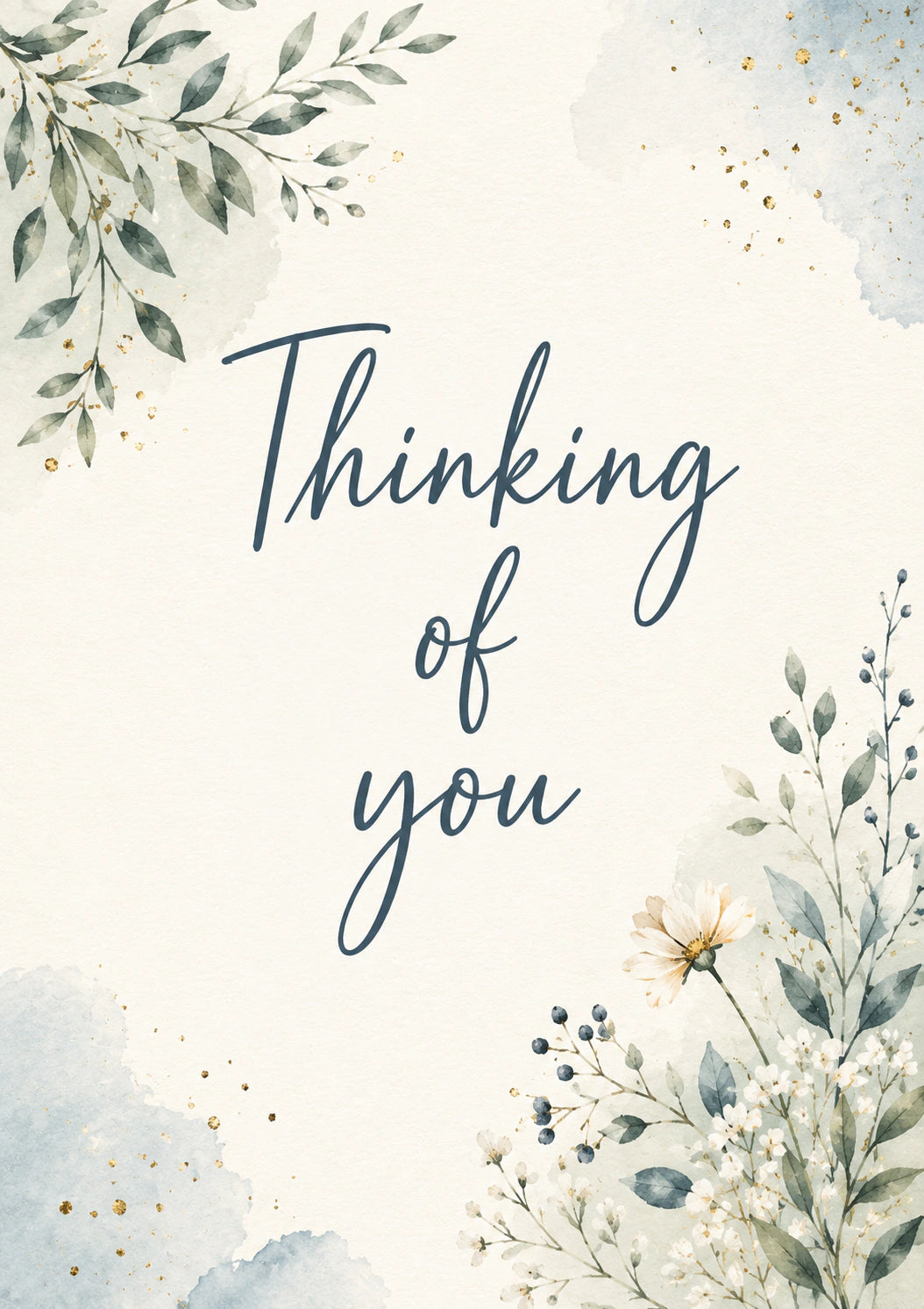 Thinking of You Personalised Card
