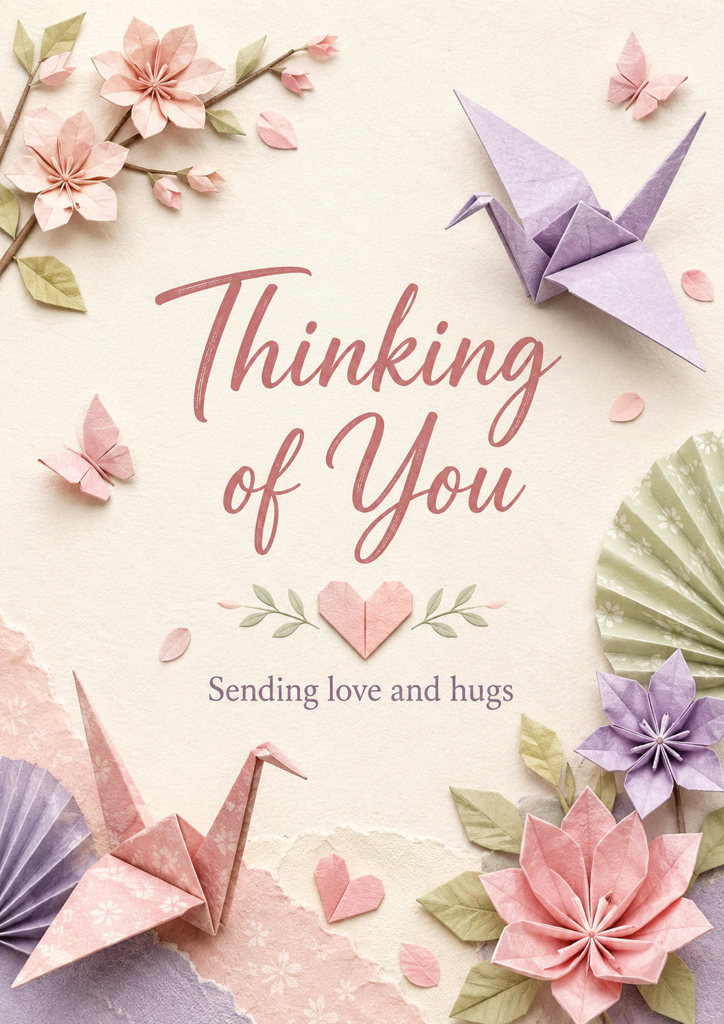Thinking of You Personalised Card