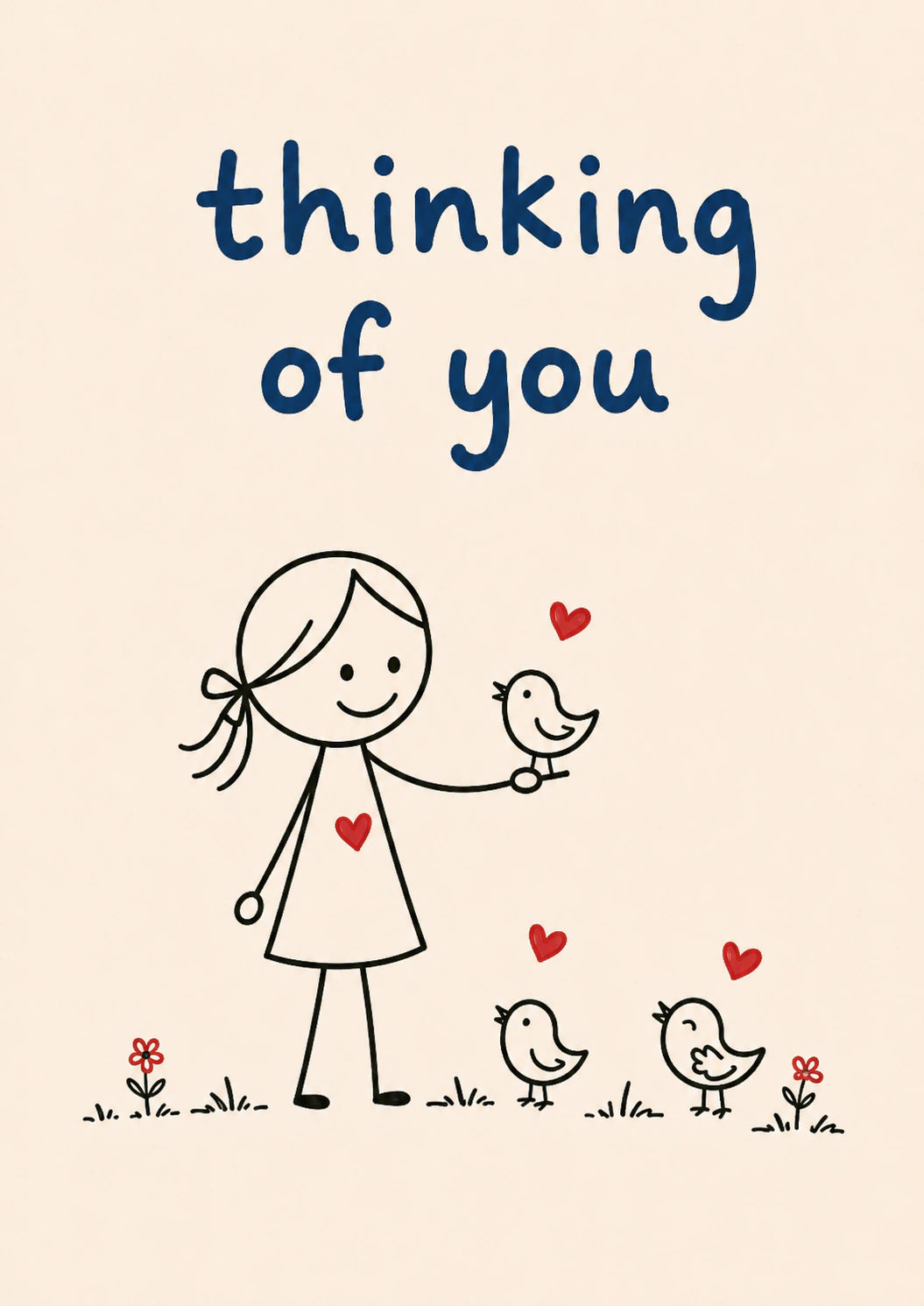 Thinking of You Personalised Card
