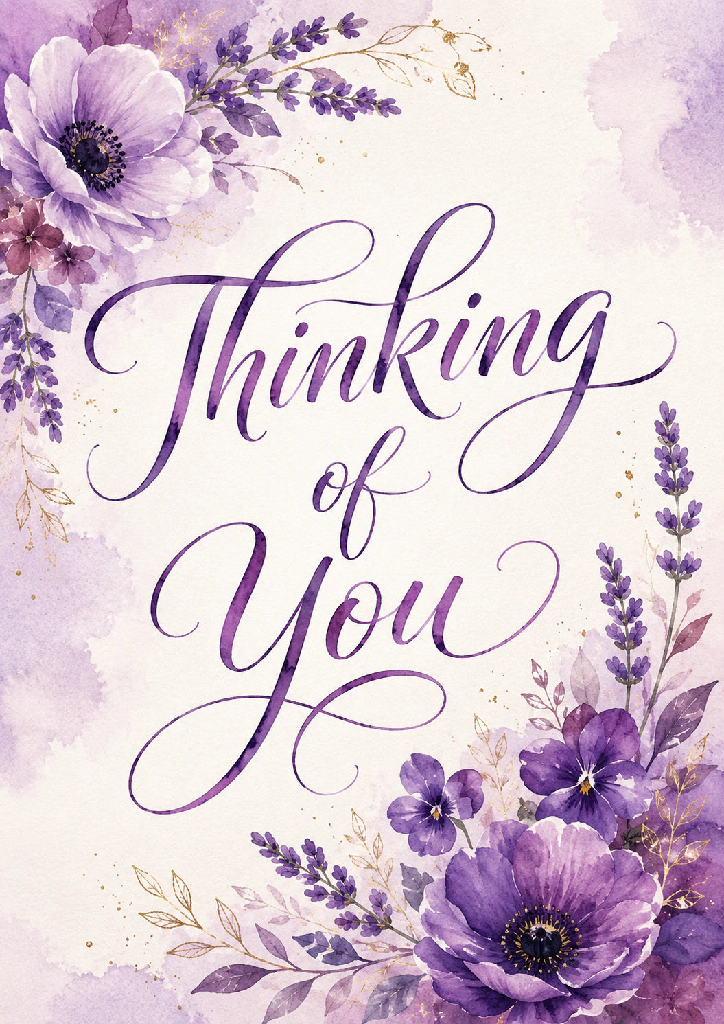 Thinking of You Personalised Card