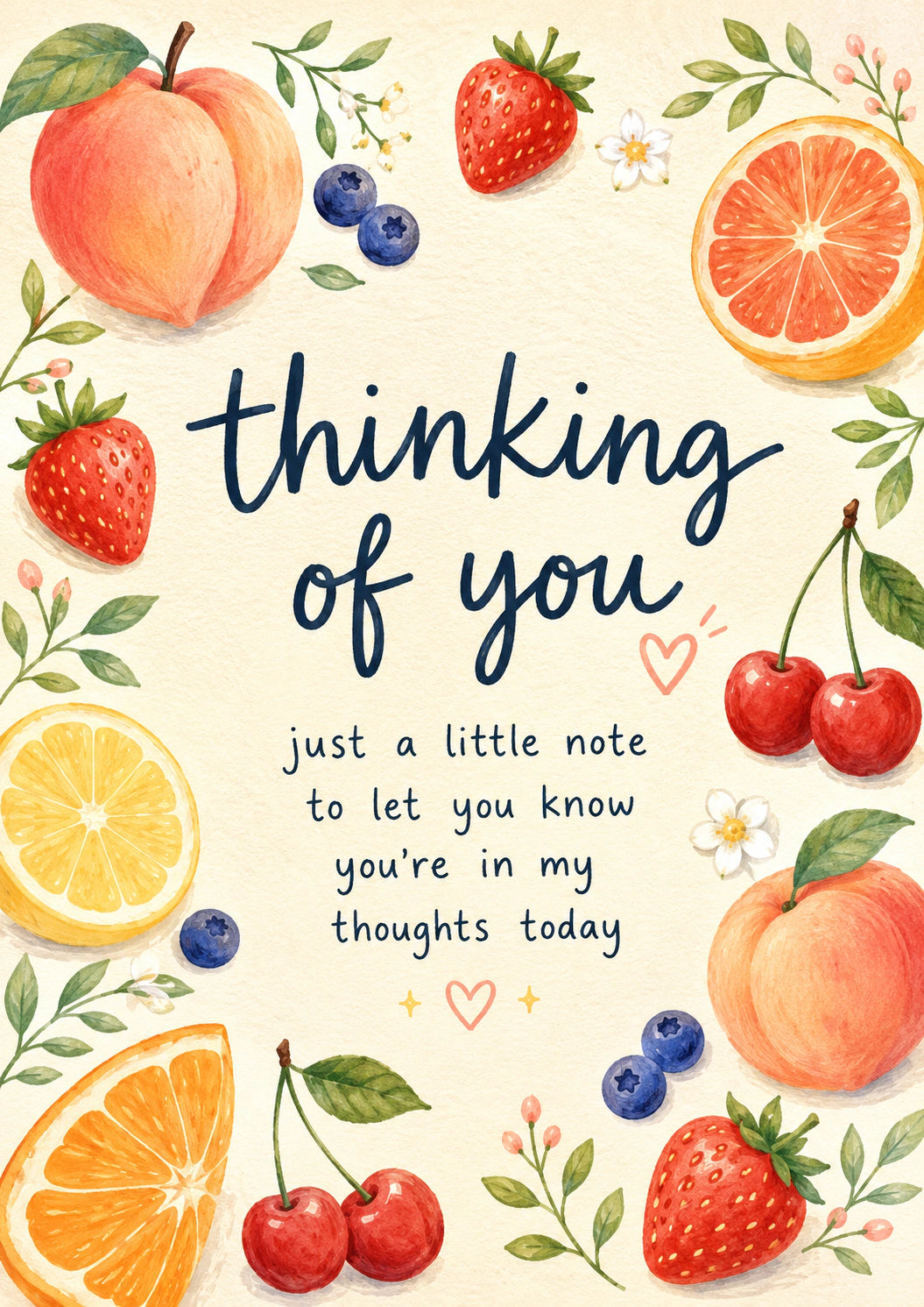 Thinking of You Personalised Card