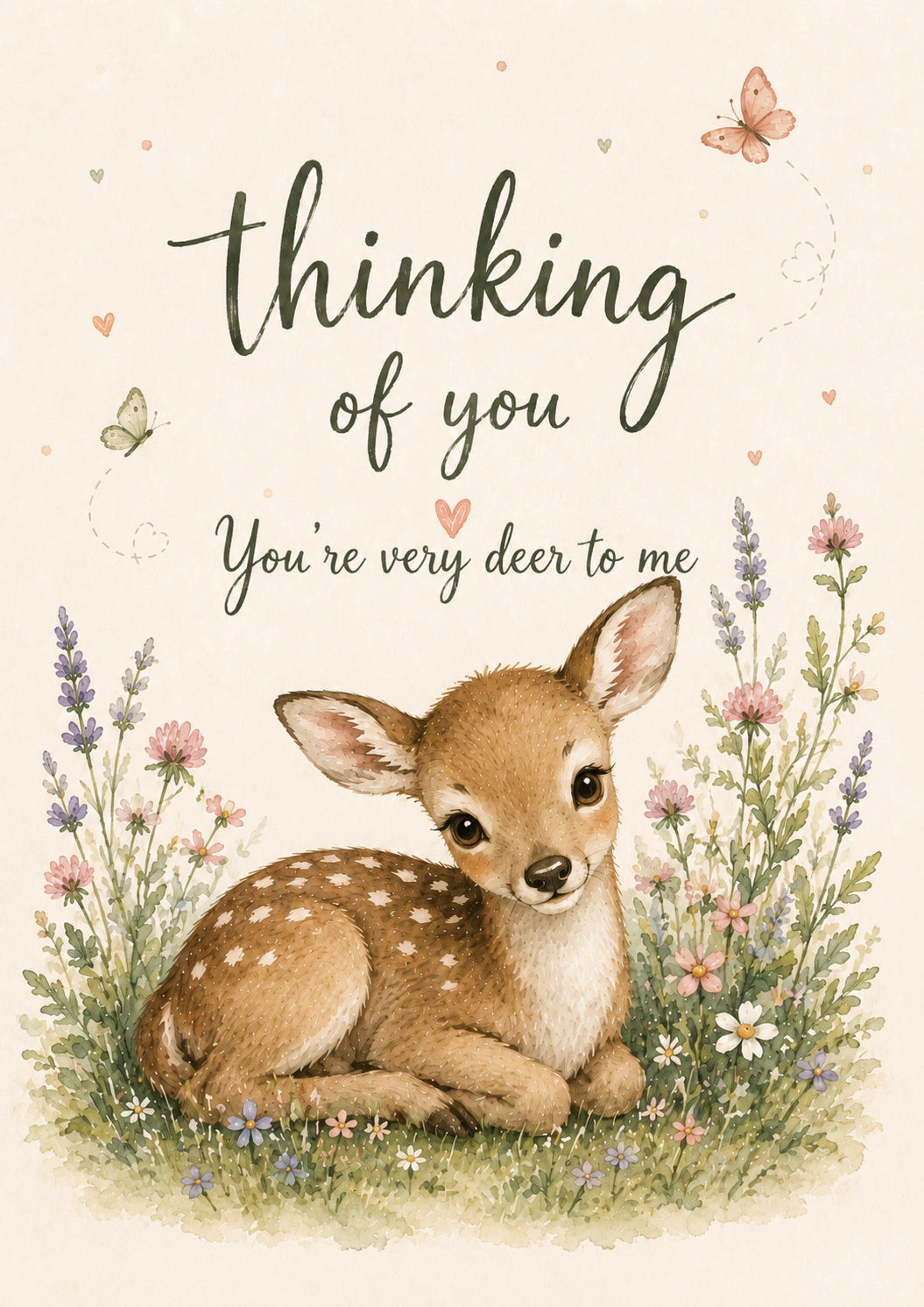 Thinking of You Personalised Card