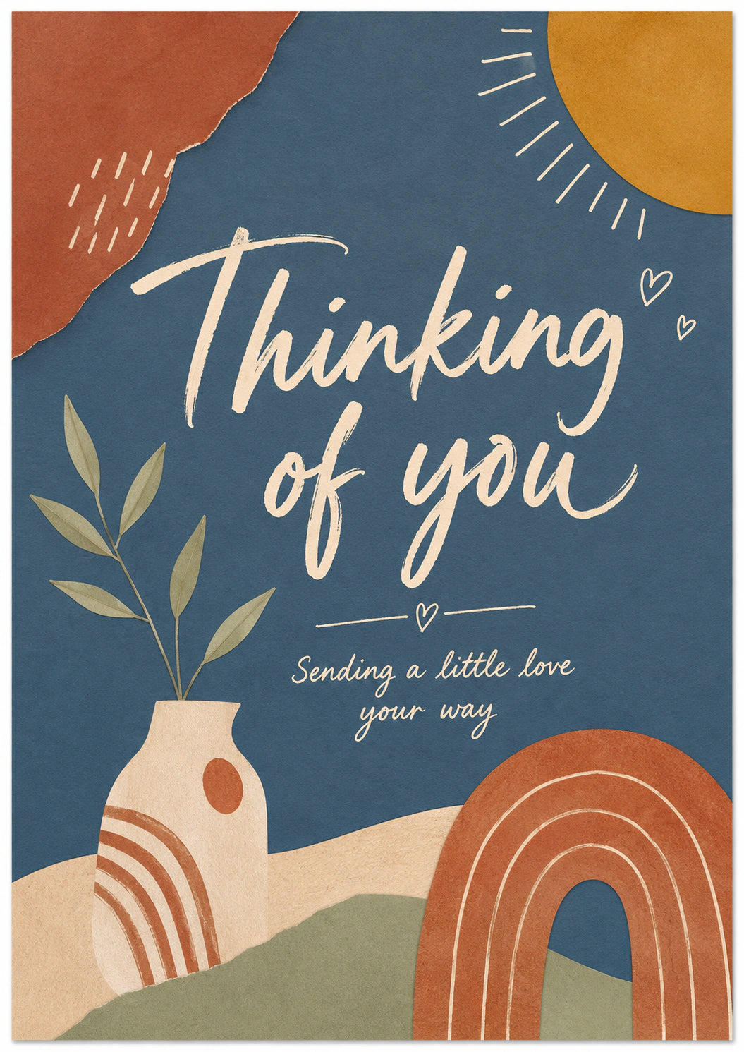 Thinking of You Personalised Card