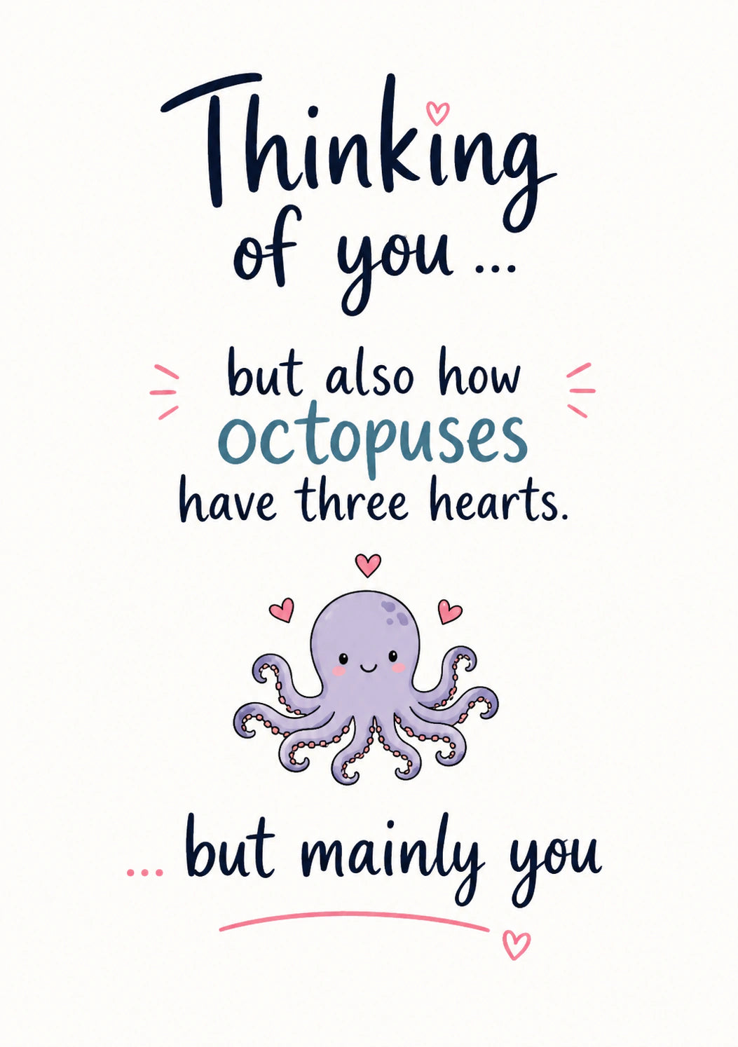 Thinking of You Personalised Card