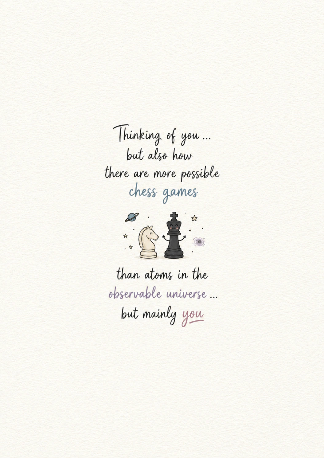 Thinking of You Personalised Card