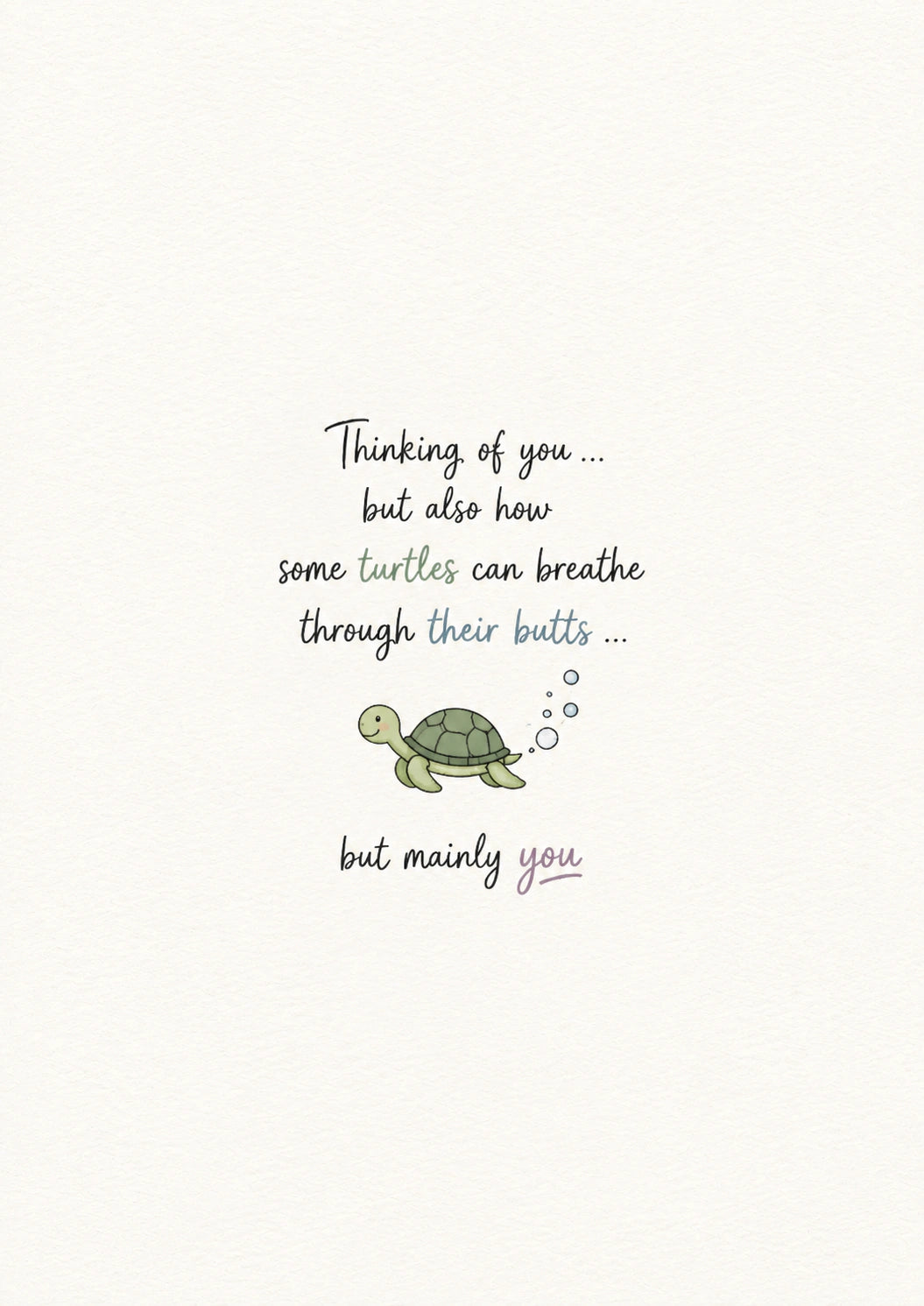 Thinking of You Personalised Card