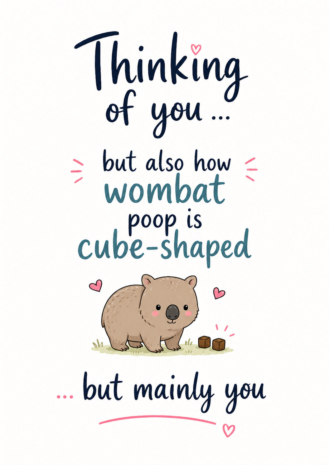 Thinking of You Personalised Card