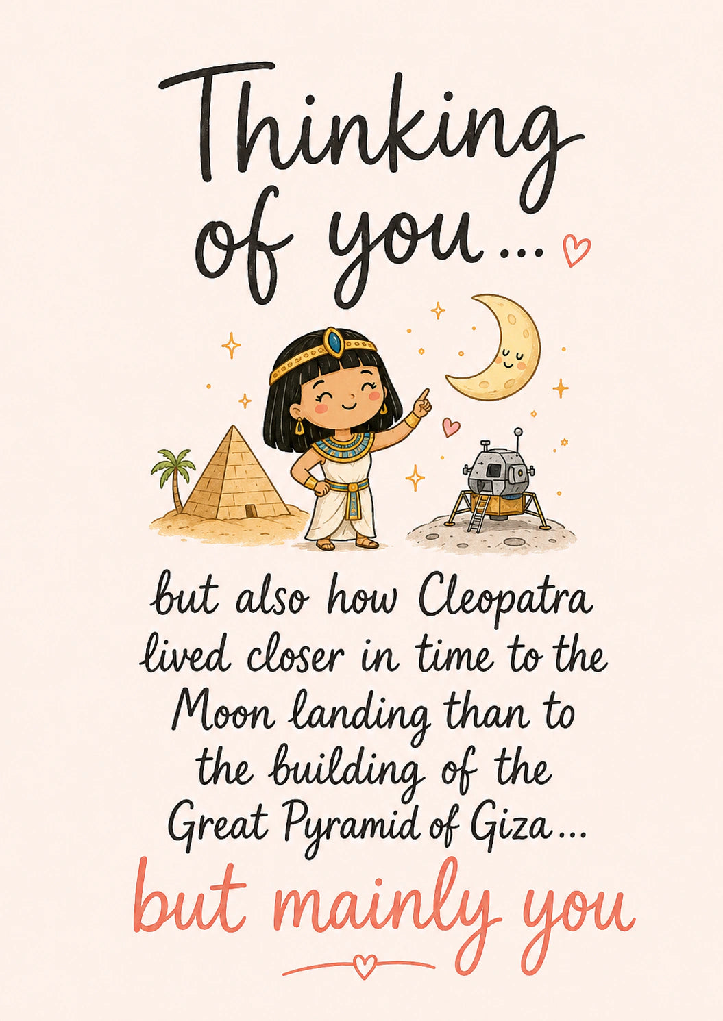 Thinking of You Personalised Card