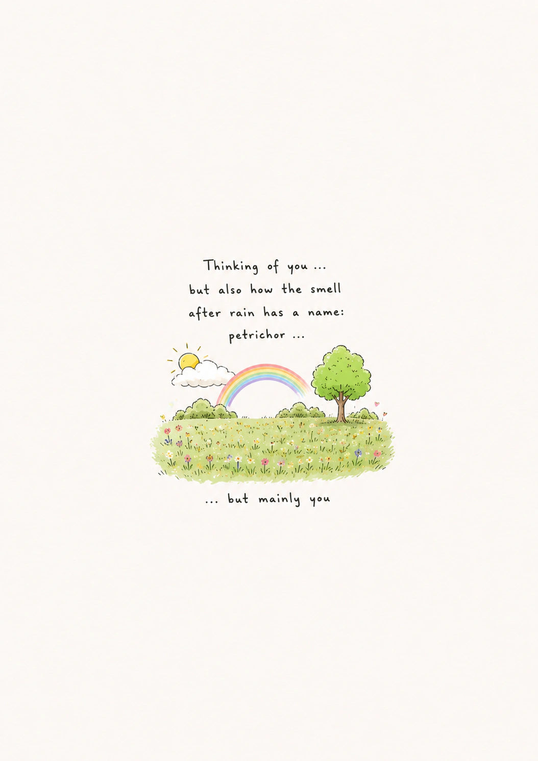 Thinking of You Personalised Card