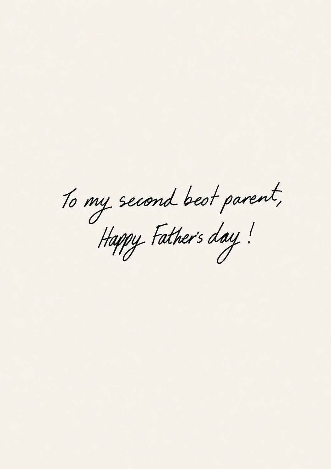 Father's Day Personalised Card