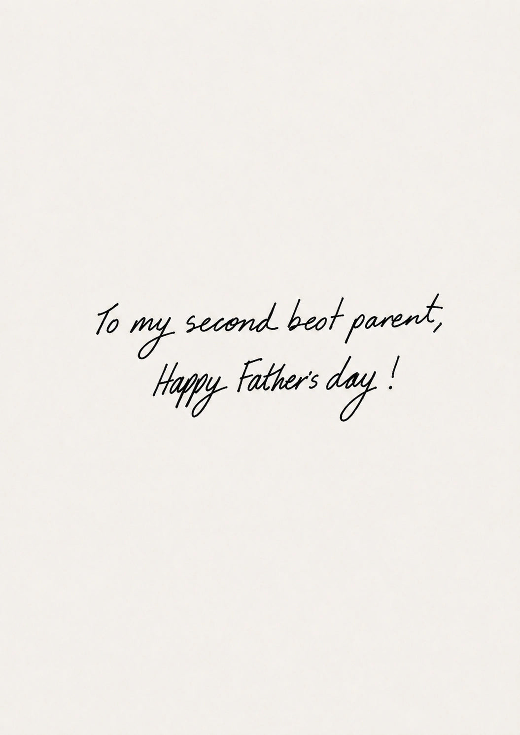 Father's Day Personalised Card