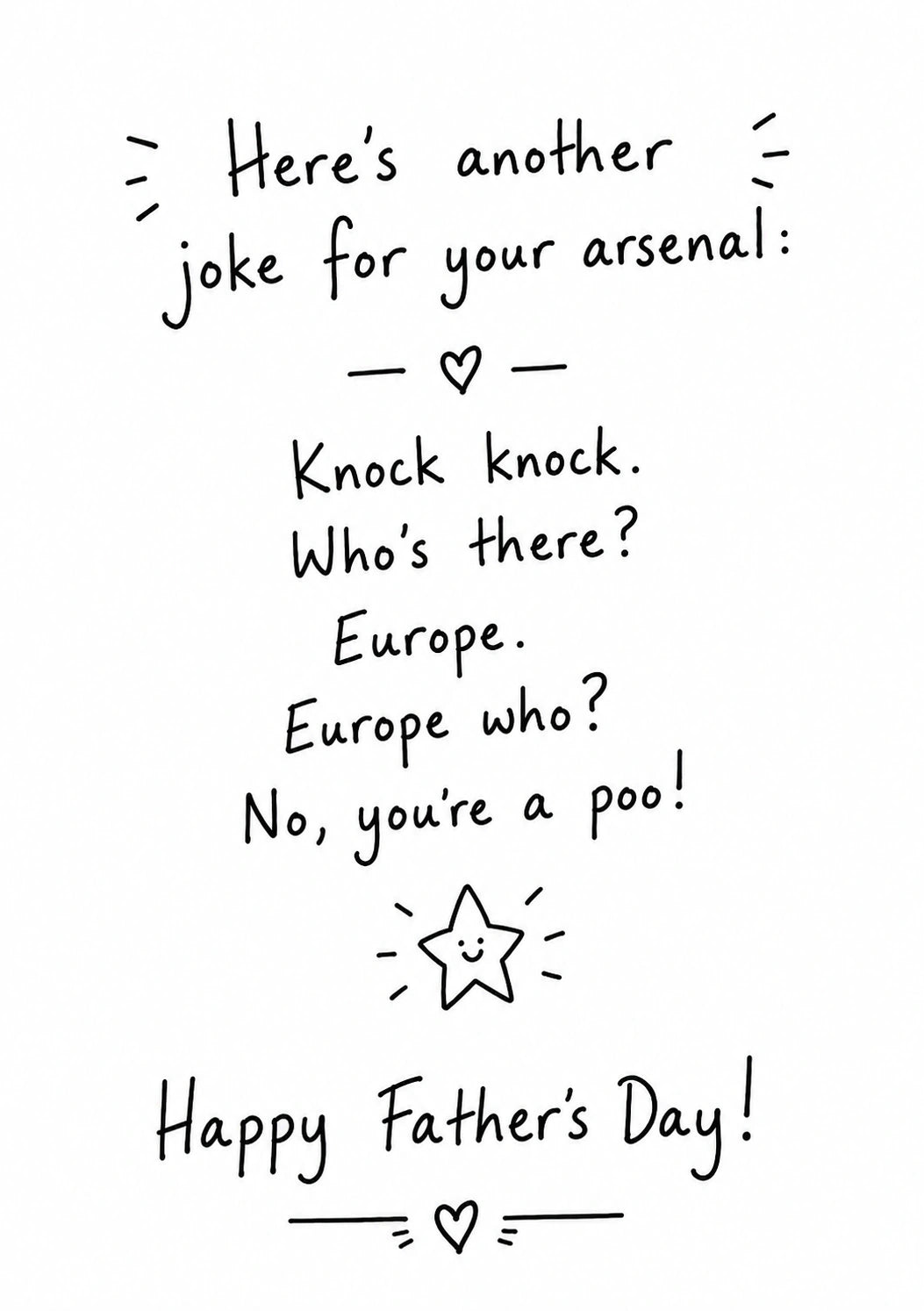 Father's Day Personalised Card