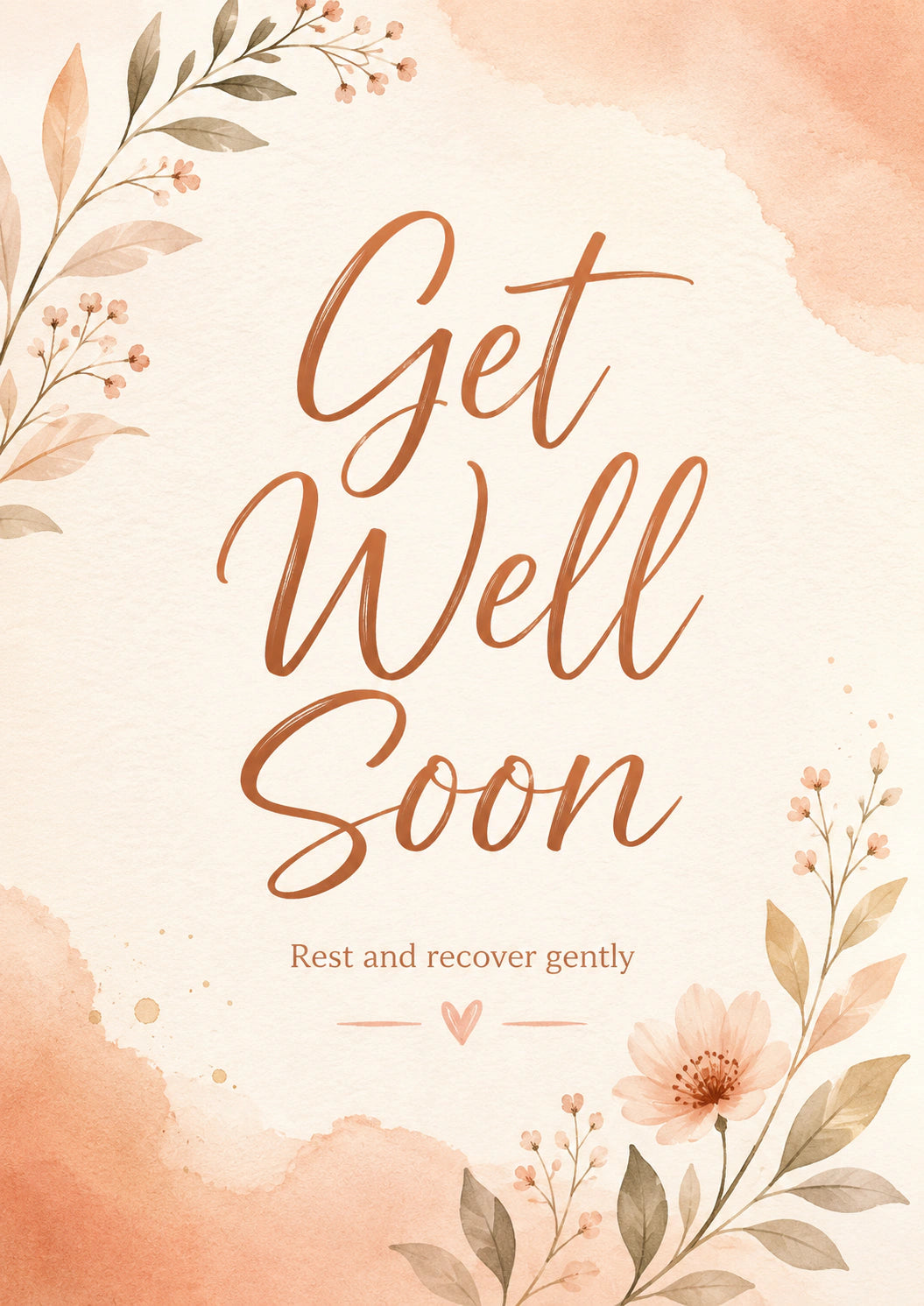Get Well - Personalised Card