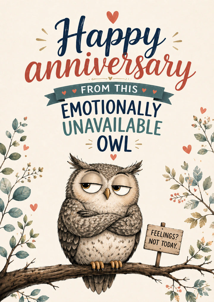 Anniversary Personalised Card
