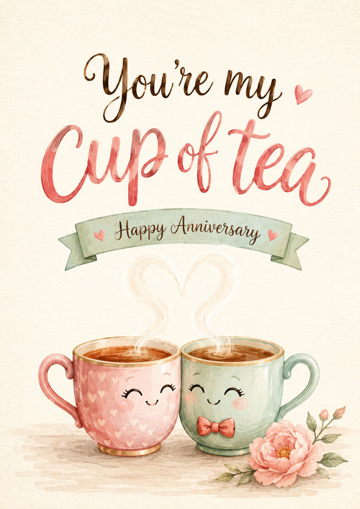 Anniversary Personalised Card