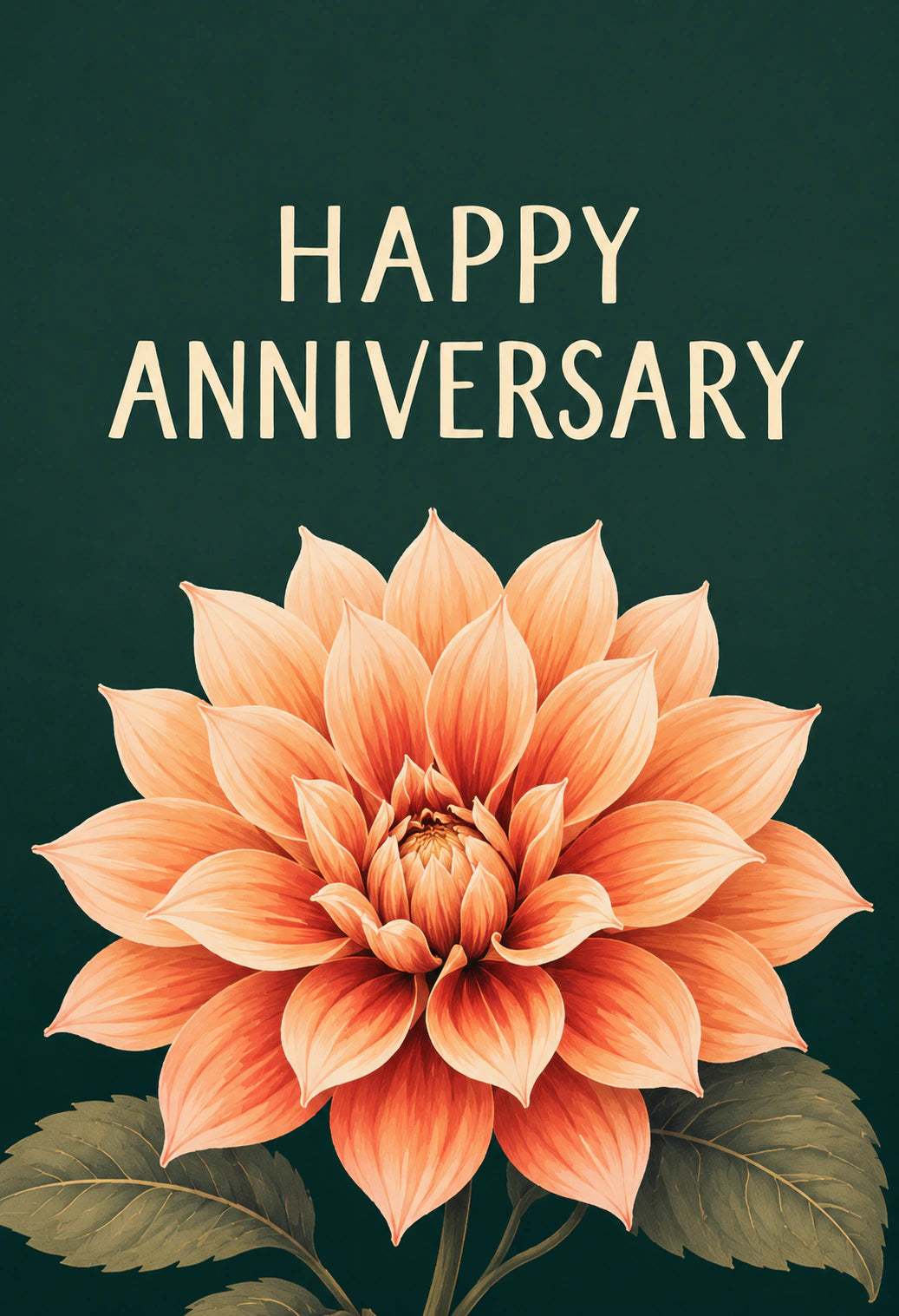 Anniversary Personalised Card