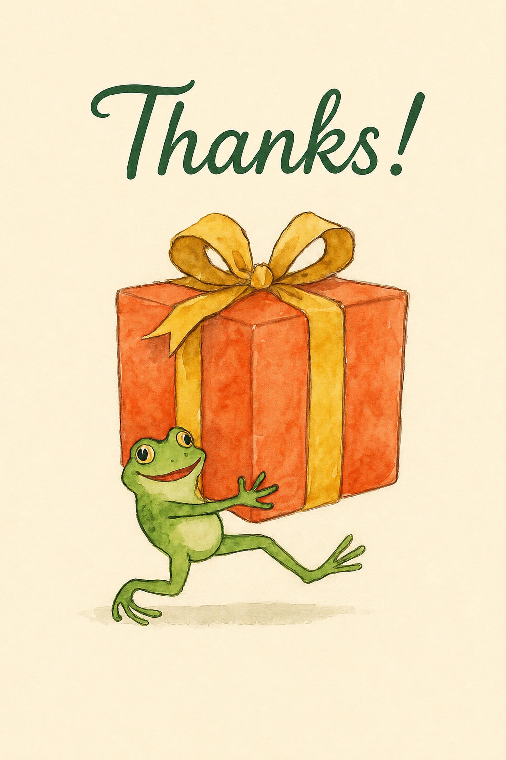 Thank You Personalised Card