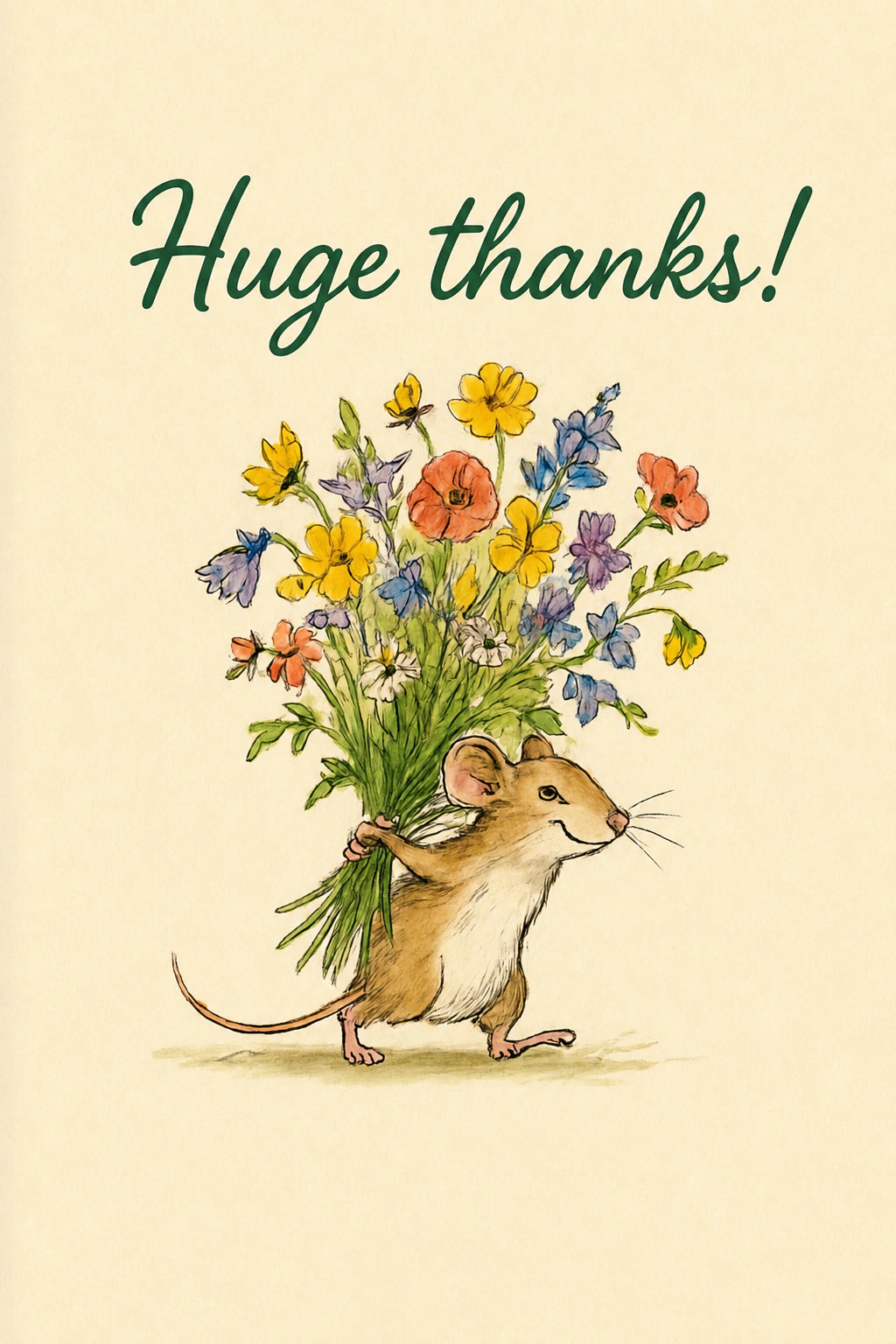 Thank You Personalised Card