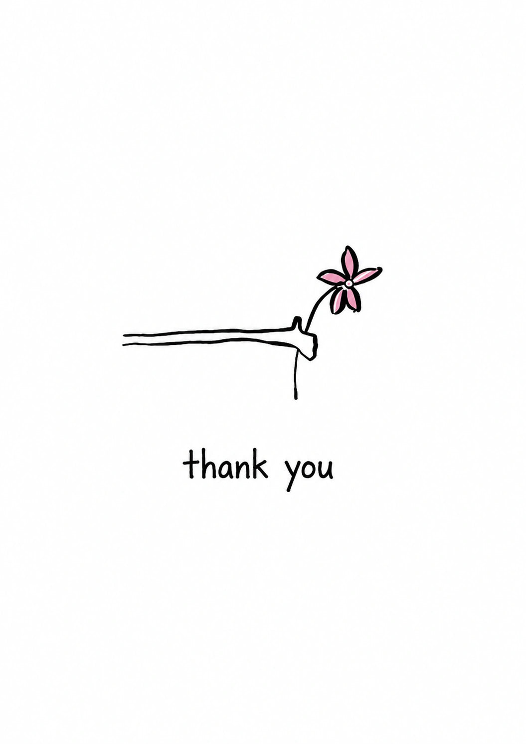 Thank You Personalised Card