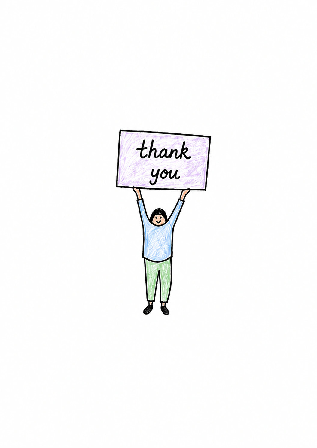 Thank You Personalised Card