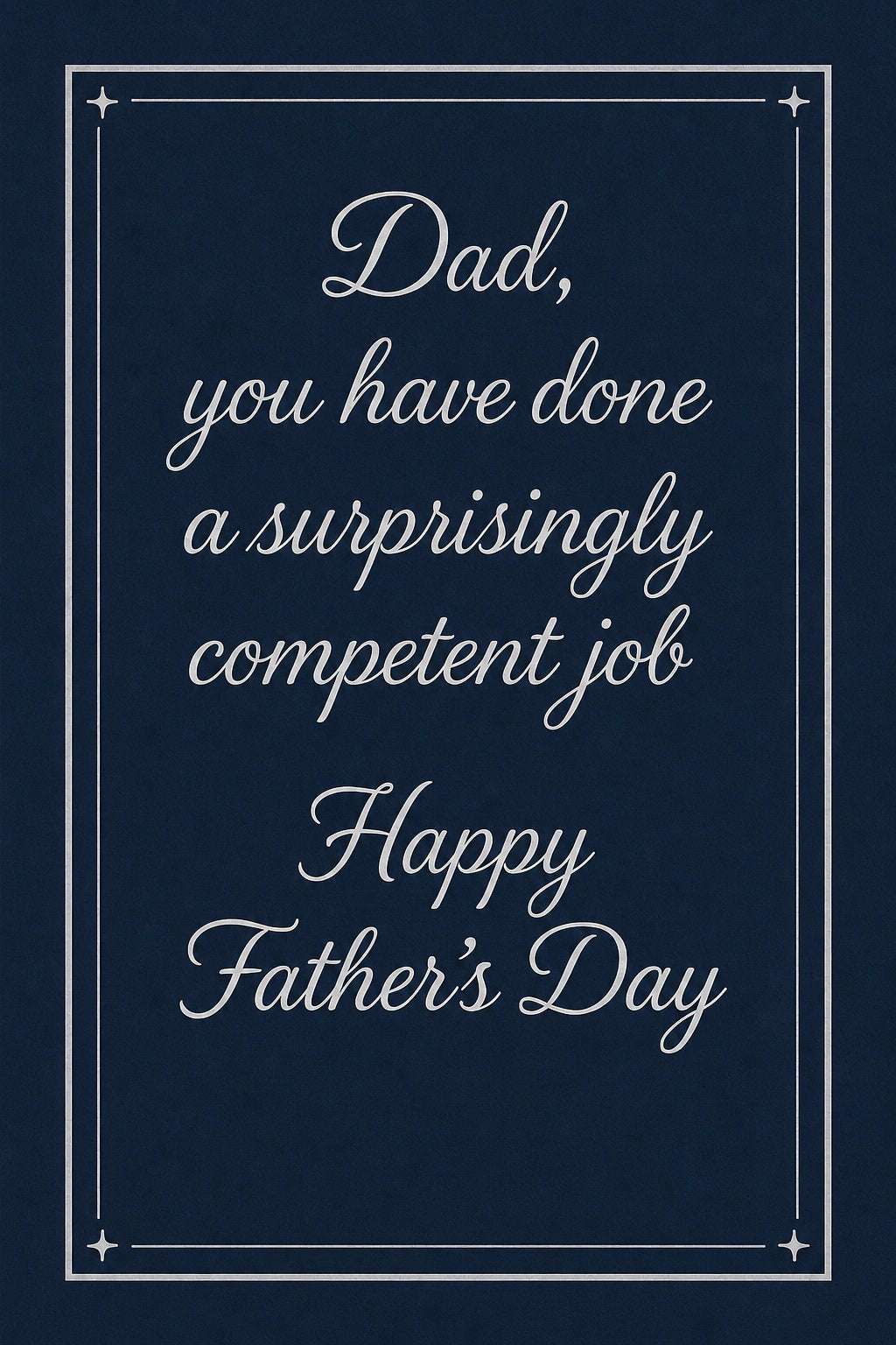 Father's Day - Personalised card