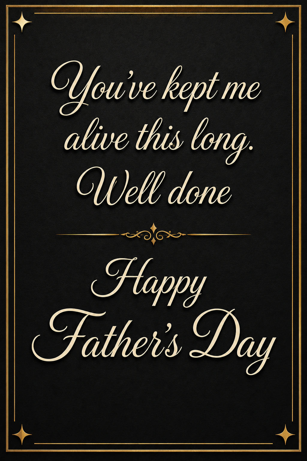 Father's Day - Personalised card
