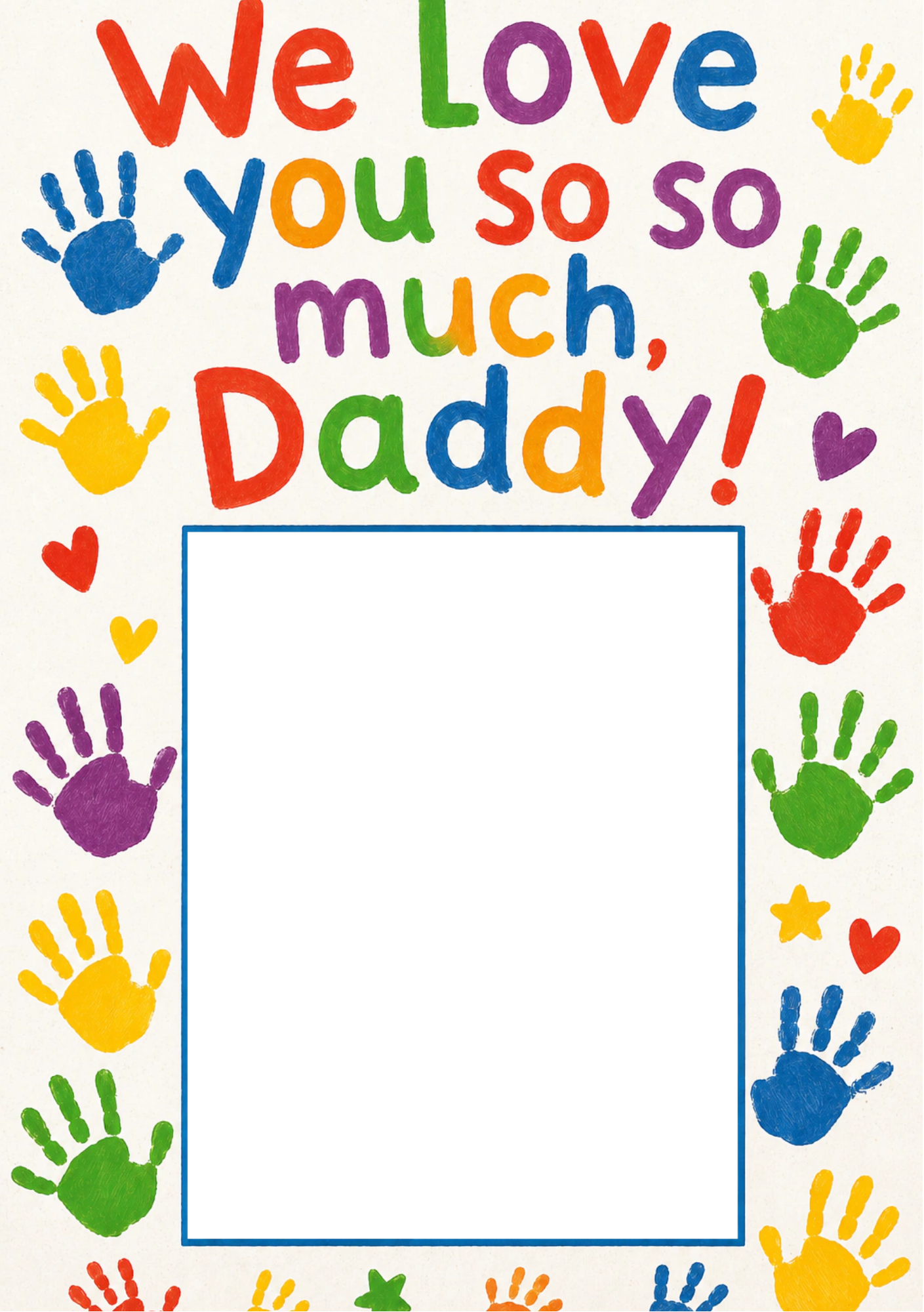Father's Day - Personalised card