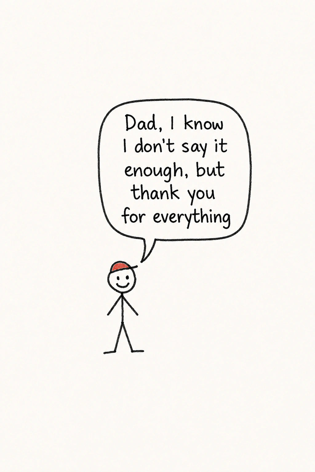 Father's Day - Personalised card