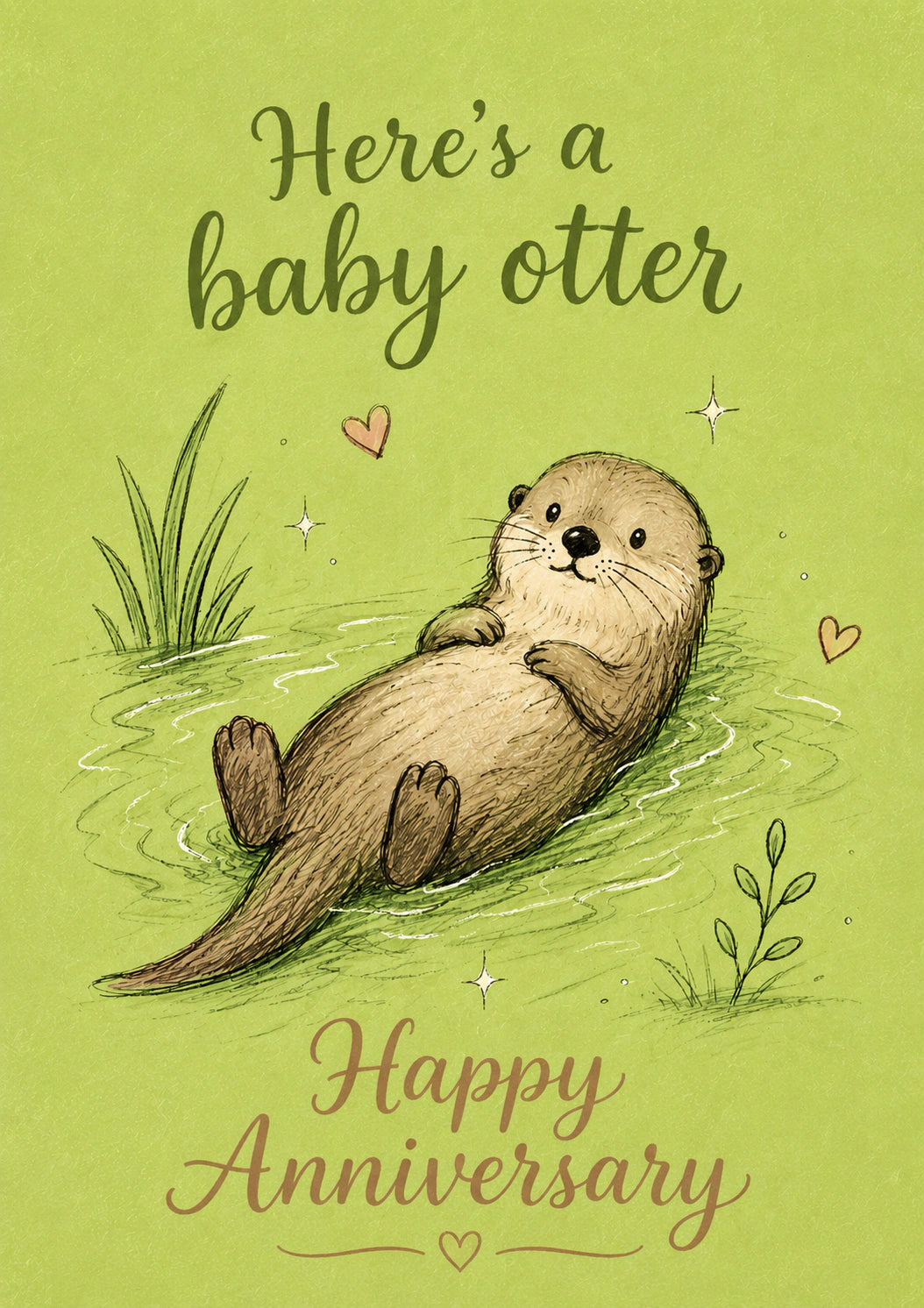 Anniversary Personalised Card